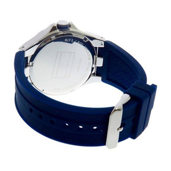  Shop Authentic Tommy Hilfiger Drew Black Dial Black Rubber Strap Watch for Men - 1791062 - Luxxuri
