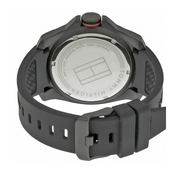  Shop Authentic Tommy Hilfiger Windsurf Black Dial Black Rubber Strap Watch for Men- 1791114 - Luxxuri