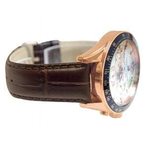  Shop Authentic Tommy Hilfiger Luke Quartz White Dial Brown Leather Strap Watch for Men - 1791118 - Luxxuri