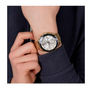  Shop Authentic Tommy Hilfiger Trent Multifunction White Dial Silver Steel Strap Watch for Men - 1791140 - Luxxuri