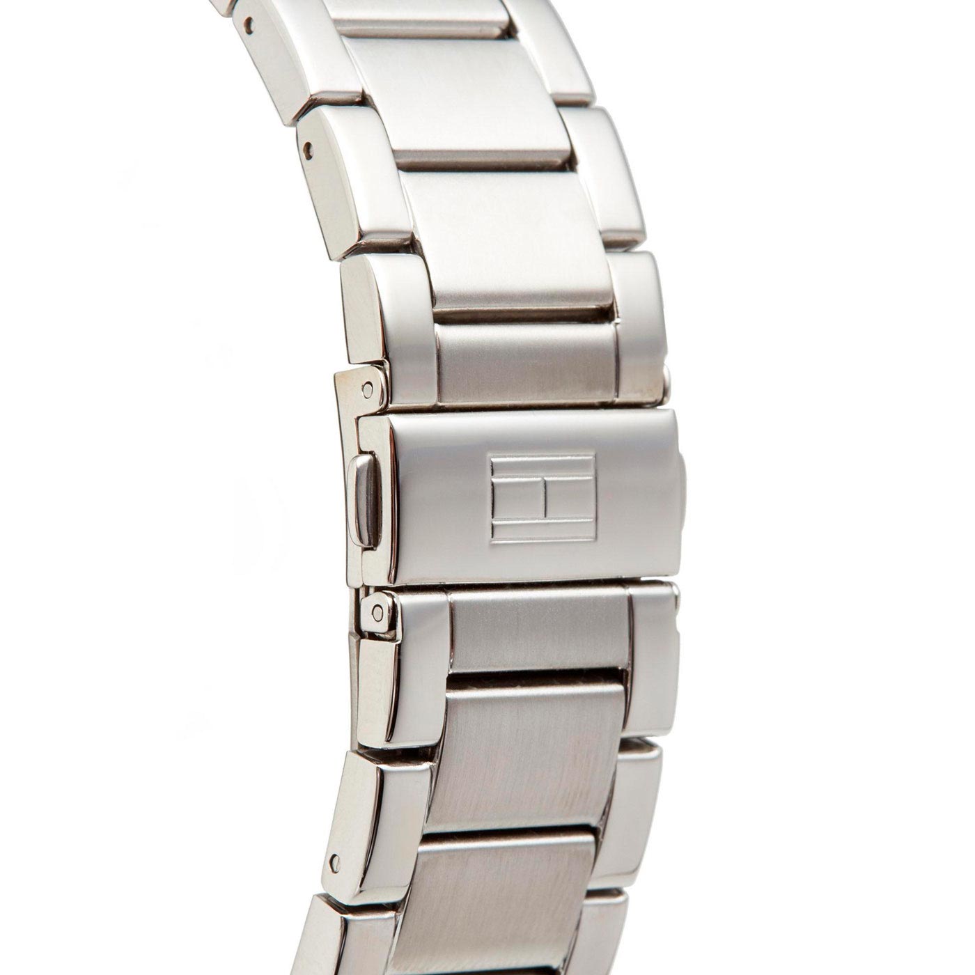  Shop Authentic Tommy Hilfiger Jake Chronograph Black Dial Silver Steel Strap Watch for Men - 1791234 - Luxxuri