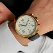  Shop Authentic Tommy Hilfiger Jake Multifunction White Dial Black Leather Strap Watch for Men - 1791236 - Luxxuri