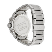  Shop Authentic Tommy Hilfiger Jackson Quartz Black Dial Silver Steel Strap Watch for Men - 1791243 - Luxxuri