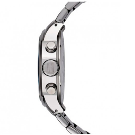  Shop Authentic Tommy Hilfiger Jackson Quartz Black Dial Silver Steel Strap Watch for Men - 1791243 - Luxxuri