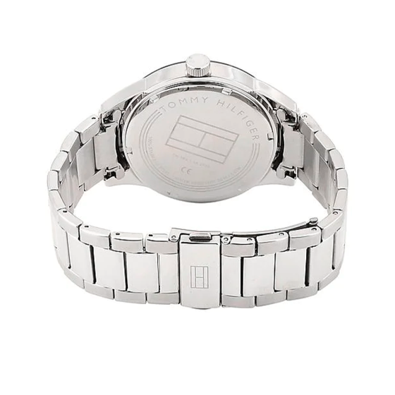  Shop Authentic Tommy Hilfiger Keagan Blue Dial Silver Steel Strap Watch for Men - 1791293 - Luxxuri