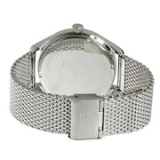  Shop Authentic Tommy Hilfiger Oliver Quartz Blue Dial Silver Mesh Bracelet Watch for Men - 1791302 - Luxxuri