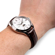 Shop Authentic Tommy Hilfiger Oliver Quartz White Dial Brown Leather Strap Watch for Men - 1791304 - Luxxuri
