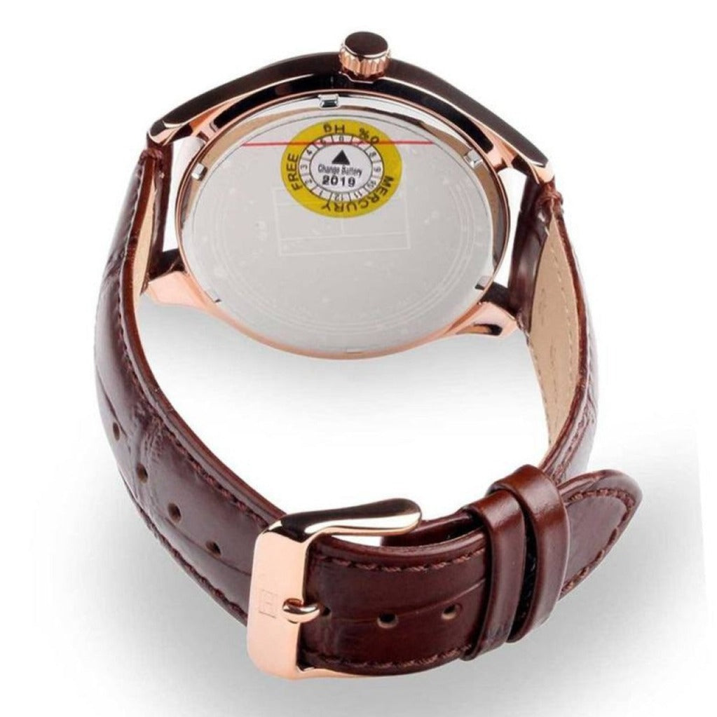  Shop Authentic Tommy Hilfiger Oliver Chronograph White Dial Brown Leather Strap Watch for Men - 1791306 - Luxxuri