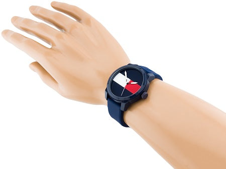 Shop Authentic Tommy Hilfiger Denim Quartz Blue Dial Blue Rubber Strap Watch for Men - 1791322 - Luxxuri
