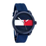  Shop Authentic Tommy Hilfiger Denim Quartz Blue Dial Blue Rubber Strap Watch for Men - 1791322 - Luxxuri