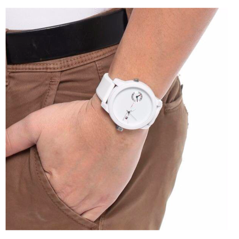  Shop Authentic Tommy Hilfiger Denim White Dial White Rubber Strap Watch for Men - 1791324 - Luxxuri
