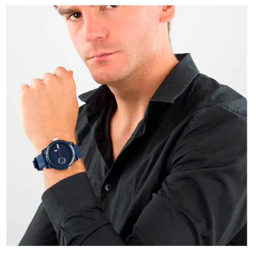  Shop Authentic Tommy Hilfiger Denim Quartz Blue Dial Blue Rubber Strap Watch for Men - 1791325 - Luxxuri
