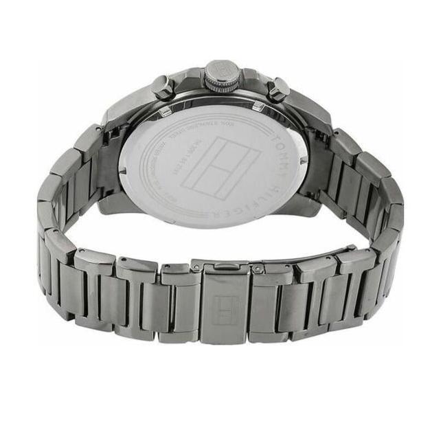  Shop Authentic Tommy Hilfiger Decker Quartz Black Dial Black Steel Strap Watch for Men - 1791347 - Luxxuri