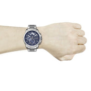  Shop Authentic Tommy Hilfiger Decker Quartz Blue Dial Silver Steel Strap Watch for Men - 1791348 - Luxxuri