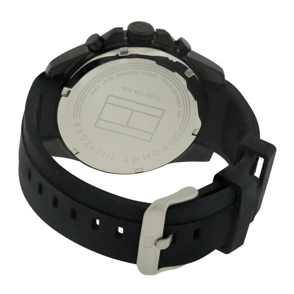  Shop Authentic Tommy Hilfiger Decker Black Dial Black Rubber Strap Watch for Men - 1791352 - Luxxuri