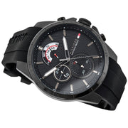  Shop Authentic Tommy Hilfiger Decker Black Dial Black Rubber Strap Watch for Men - 1791352 - Luxxuri