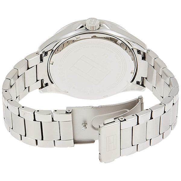  Shop Authentic Tommy Hilfiger Erik Chronograph Blue Dial Silver Steel Strap Watch for Men - 1791366 - Luxxuri