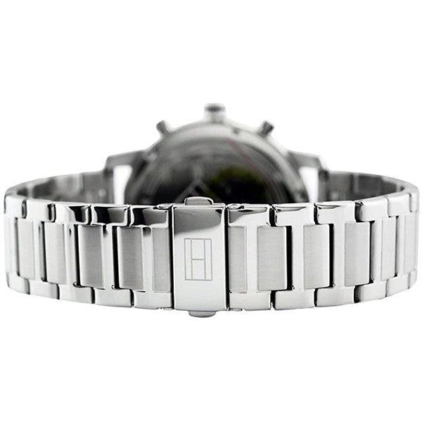  Shop Authentic Tommy Hilfiger Kane Chronograph Grey Dial Silver Steel Strap Watch for Men - 1791397 - Luxxuri