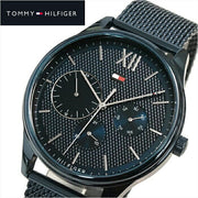  Shop Authentic Tommy Hilfiger Damon Quartz Blue Dial Blue Mesh Bracelet Watch for Men - 1791421 - Luxxuri
