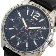  Shop Authentic Tommy Hilfiger Gavin Blue Dial Blue Leather Strap Watch for Men - 1791468 - Luxxuri