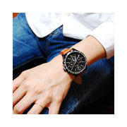  Shop Authentic Tommy Hilfiger Gavin Chronograph Quartz Black Dial Brown Leather Strap Watch for Men - 1791470 - Luxxuri