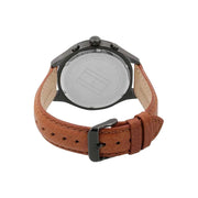  Shop Authentic Tommy Hilfiger Gavin Chronograph Quartz Black Dial Brown Leather Strap Watch for Men - 1791470 - Luxxuri