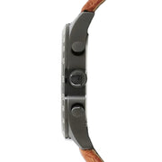  Shop Authentic Tommy Hilfiger Gavin Chronograph Quartz Black Dial Brown Leather Strap Watch for Men - 1791470 - Luxxuri