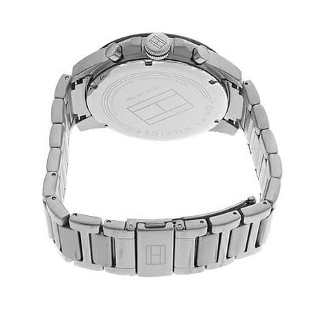  Shop Authentic Tommy Hilfiger Decker Quartz Black Dial Silver Steel Strap Watch for Men - 1791472 - Luxxuri