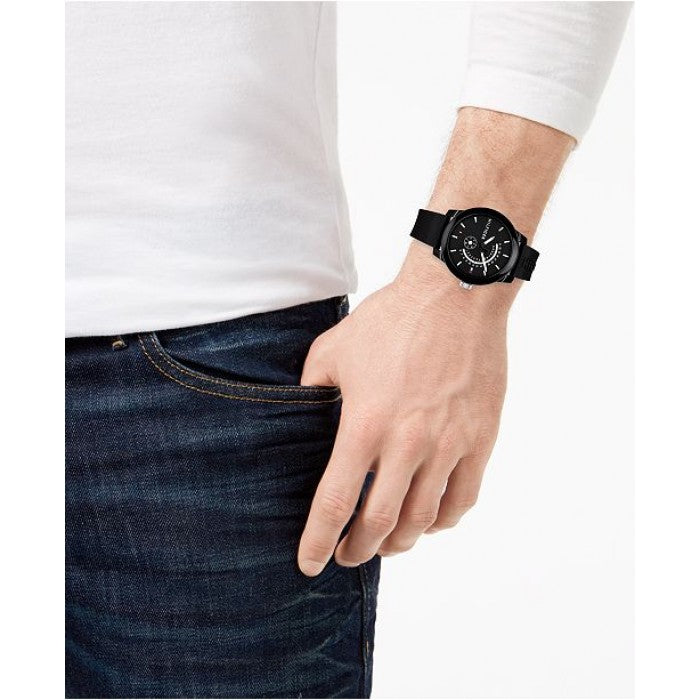  Shop Authentic Tommy Hilfiger Denim Quartz Black Dial Black Rubber Strap Watch for Men - 1791483 - Luxxuri