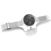  Shop Authentic Tommy Hilfiger Chase Quartz Grey Dial Silver Mesh Bracelet Watch For Men - 1791484 - Luxxuri