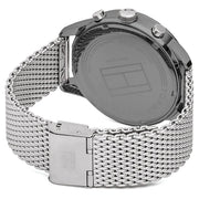 Shop Authentic Tommy Hilfiger Chase Quartz Grey Dial Silver Mesh Bracelet Watch For Men - 1791484 - Luxxuri
