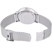 Shop Authentic Tommy Hilfiger Brooklyn Quartz Blue Dial Silver Mesh Bracelet Watch for Men - 1791505 - Luxxuri