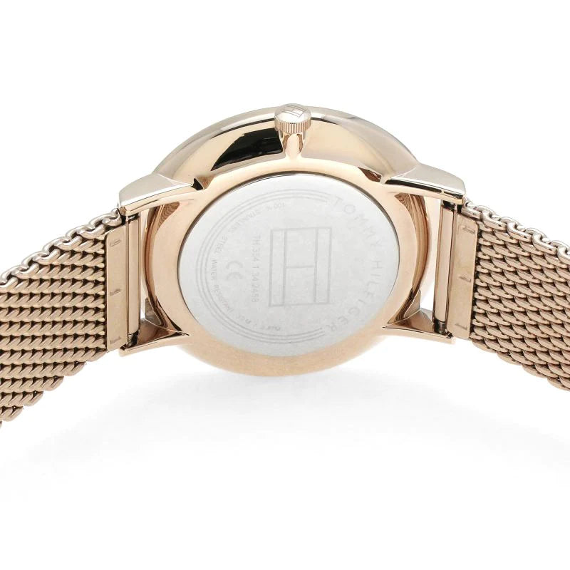  Shop Authentic Tommy Hilfiger Brooklyn Grey Dial Gold Mesh Bracelet Watch for Men - 1791506 - Luxxuri