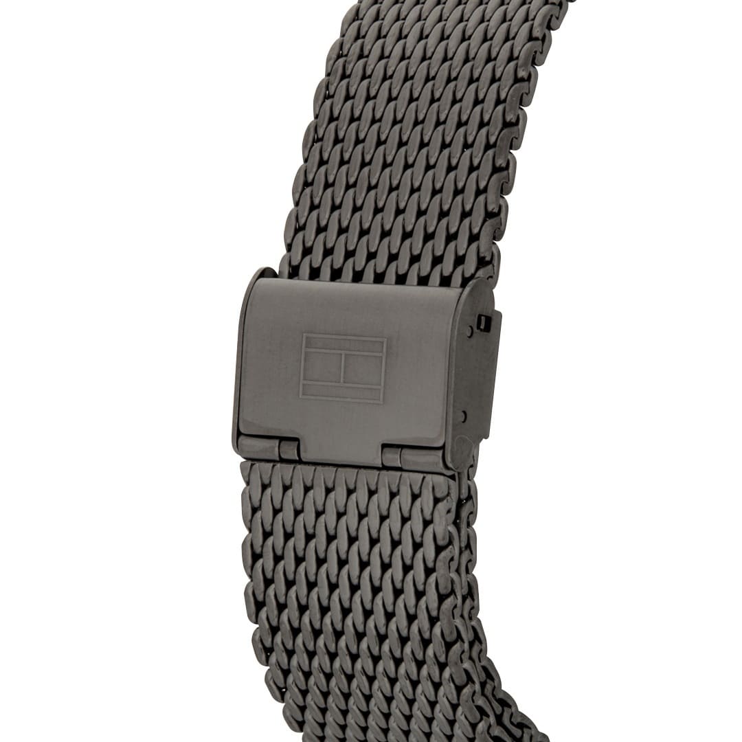  Shop Authentic Tommy Hilfiger London Chronograph Grey Dial Grey Mesh Bracelet Watch for Men - 1791530 - Luxxuri