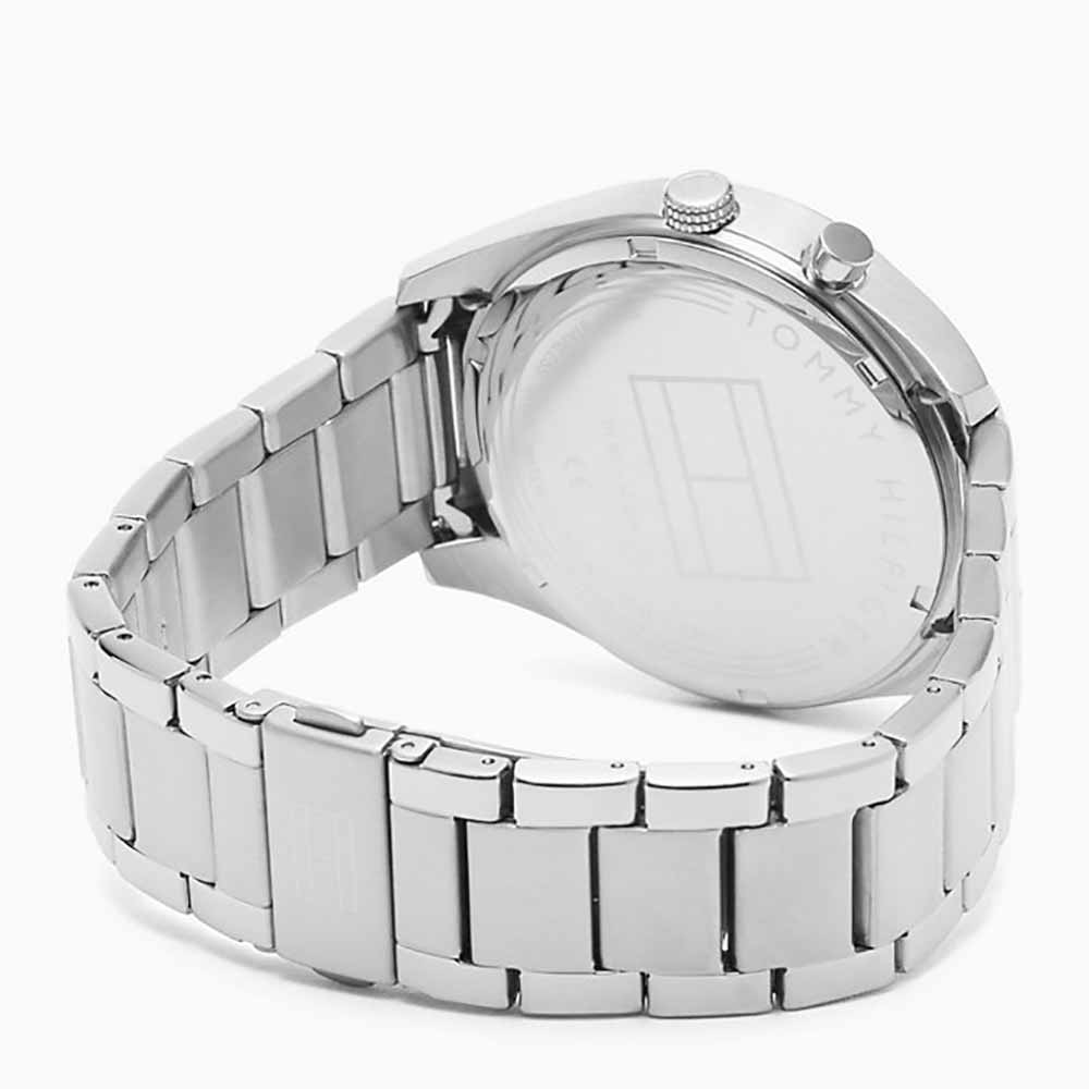 Shop Authentic Tommy Hilfiger Deacan Blue Dial Silver Steel Strap Watch for Men - 1791551 - Luxxuri