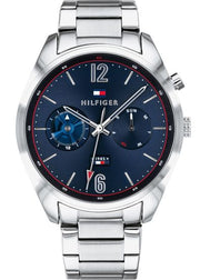  Shop Authentic Tommy Hilfiger Deacan Blue Dial Silver Steel Strap Watch for Men - 1791551 - Luxxuri
