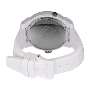  Shop Authentic Tommy Hilfiger Denim White Dial White Rubber Strap Watch for Men - 1791558 - Luxxuri