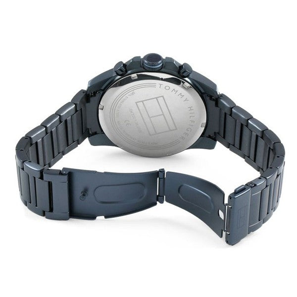  Shop Authentic Tommy Hilfiger Decker Chronograph Blue Dial Blue Steel Strap Watch for Men - 1791560 - Luxxuri