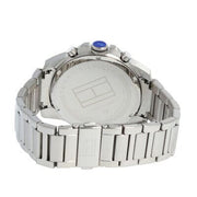  Shop Authentic Tommy Hilfiger Iconic Quartz Black Dial Silver Steel Strap Watch for Men - 1791564 - Luxxuri