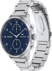  Shop Authentic Tommy Hilfiger Deacan Blue Dial Silver Steel Strap Watch for Men - 1791551 - Luxxuri