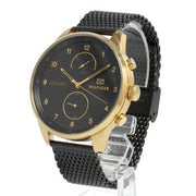  Shop Authentic Tommy Hilfiger Chase Quartz Black Dial Black Mesh Bracelet Watch for Men - 1791580 - Luxxuri