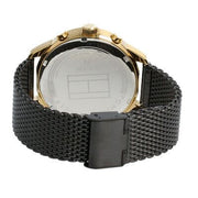 Shop Authentic Tommy Hilfiger Chase Quartz Black Dial Black Mesh Bracelet Watch for Men - 1791580 - Luxxuri