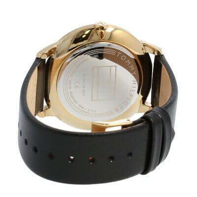  Shop Authentic Tommy Hilfiger Hunter White Dial Black Leather Strap Watch for Men - 1791606 - Luxxuri