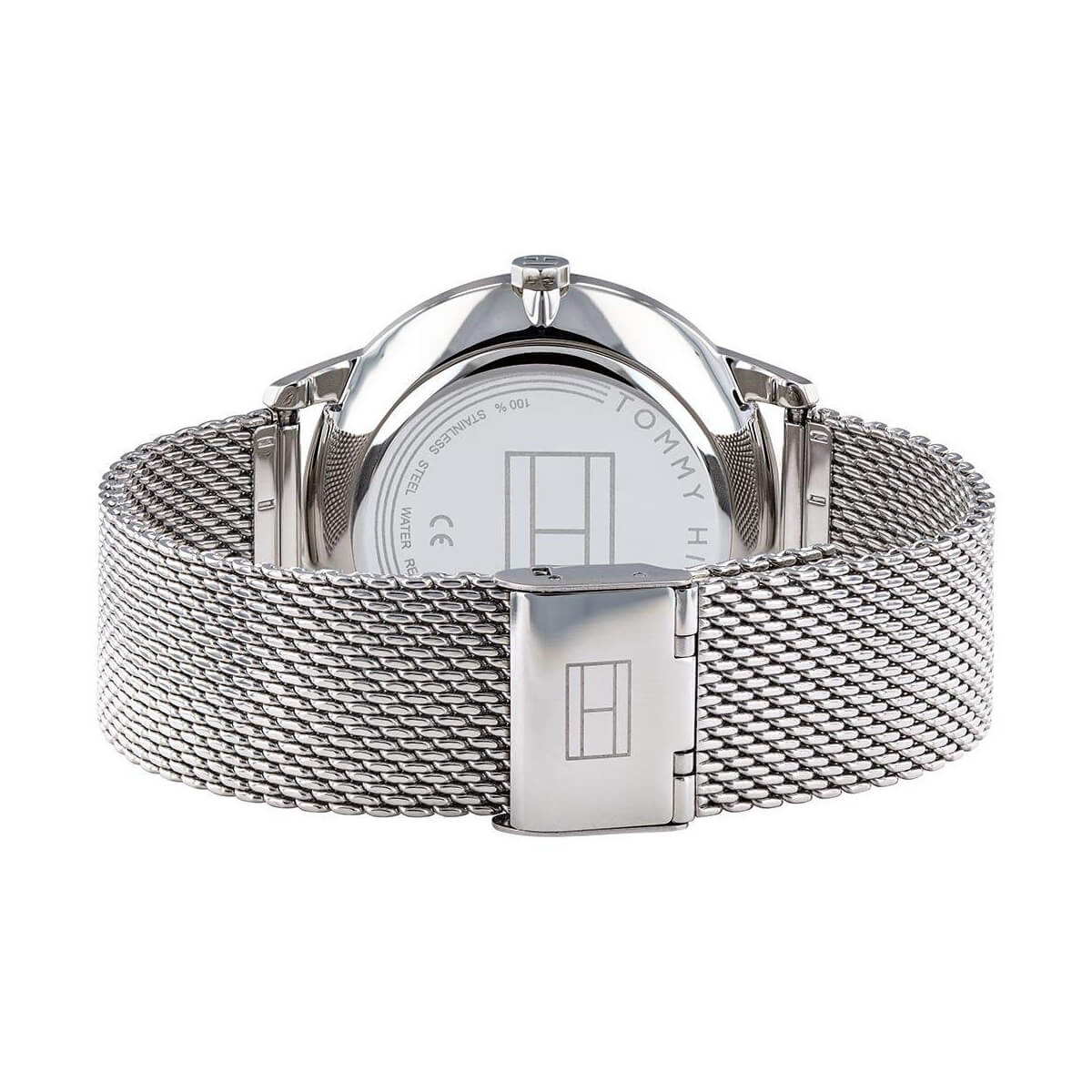  Shop Authentic Tommy Hilfiger Hunter Quartz Black Dial Silver Steel Strap Watch for Men - 1791610 - Luxxuri