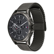 Shop Authentic Tommy Hilfiger Shawn Chronograph Quartz Grey Dial Grey Mesh Bracelet Watch for Men - 1791613 - Luxxuri
