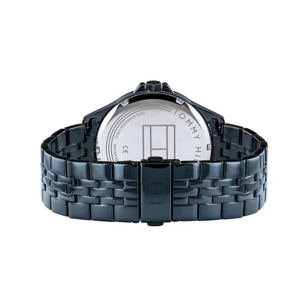  Shop Authentic Tommy Hilfiger Shawn Quartz Blue Dial Blue Steel Strap Watch for Men - 1791618 - Luxxuri