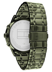  Shop Authentic Tommy Hilfiger Quartz Black Dial Black Steel Strap Watch for Men - 1791634 - Luxxuri
