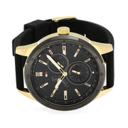  Shop Authentic Tommy Hilfiger Austin Black Dial Black Rubber Strap Watch for Men - 1791636 - Luxxuri