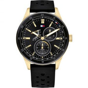  Shop Authentic Tommy Hilfiger Austin Black Dial Black Rubber Strap Watch for Men - 1791636 - Luxxuri
