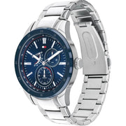  Shop Authentic Tommy Hilfiger Austin Blue Dial Silver Steel Strap Watch for Men - 1791640 - Luxxuri